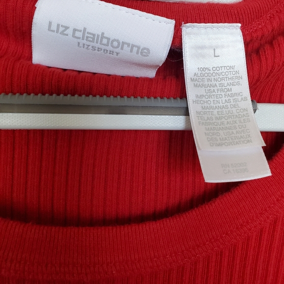 Liz Claiborne Two Short Sleeve Tee Shirts Bundle Women's Size Large - Picture 4 of 9